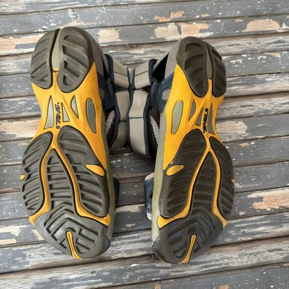 Teva Hiking Sandals Sports Water Blue 6205 Boys Size 2 - Picture 7 of 8